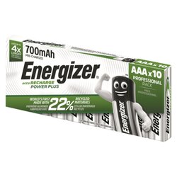 Energizer® E300626404 Akku Recharge PowerPlus 700 mAh AAA /HR3 10 St.