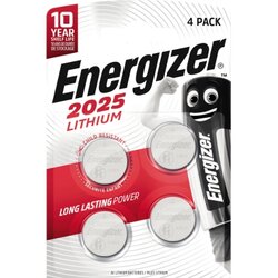 Energizer® E300849104 Knopfzelle CR2025 Lithium 4 St.