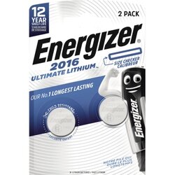 Energizer® E301319501 Knopfzelle CR 2016 Lithium 2 St./Pack.