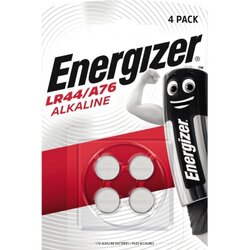 Energizer® E300141401 Knopfzelle LR44/A76 Alkali 4 St./Pack.