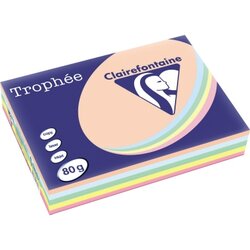 Clairefontaine 1703C Kopierpapier A4 80g pastell sort. 500Bl.