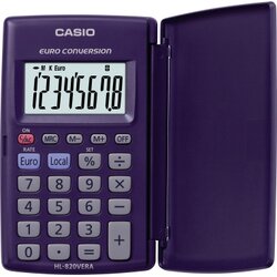 CASIO® HL-820VERA Taschenrechner blau 