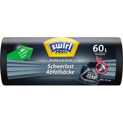 Swirl 216007 Schwerlast-Abfallsack 60l 12St.