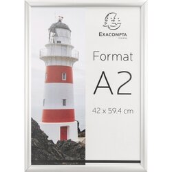 Exacompta 8294358D Wandplakatrahmen A2 Aluminium/Acryl