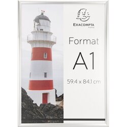 Exacompta 8194358D Wandplakatrahmen A1 Aluminium/Acryl