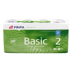Fripa 1510805 Toilettenpapier Basic 2lg 250Bl  8St