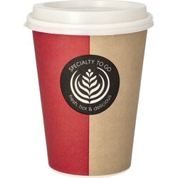 PAPSTAR 81065 Trinkbecher Coffee To Go 0,3l Pappe 10 St./Pack.