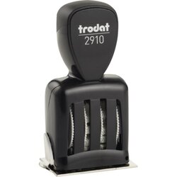 trodat® 73359 Datumstempel Classic 6x3,5x10,2cm l.gr/rt