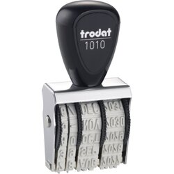 trodat® 54131 Datumstempel Classic 1010 26x4mm silber