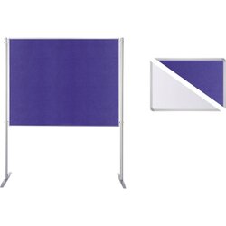 Ultradex 747518 Stellwand 200x120cm Filz/White Stabfuß ws/bl