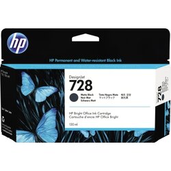 HP 3WX25A Tintenpatrone Nr.728 130ml mattschwarz