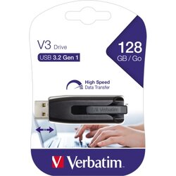 Verbatim 49189 USB-Stick V3 128GB USB 3.0 grau