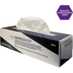 KIMTECH SCIENCE 7551 Wischtuch 1lagig 30x30cm weiß 196 St./Pack.