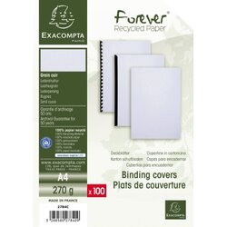 Exacompta 2784C Einbanddeckel Evercover A4 weiß 100St.