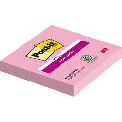 Post-it® 654-6SS-PNK Haftnotiz Super Sticky 76x76mm 90Bl