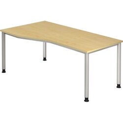 Hammerbacher VHS18/3/S Schreibtisch 180x100cm ahorn 