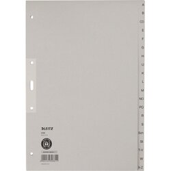 Leitz 43000085 Register A-Z DIN A4 20teilig Papier grau