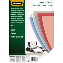 Fellowes® 53763 Deckblatt DIN A4 300mic transparent 100 St./Pack.