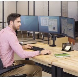 Fellowes® Monitorschwenkarm Platinum Series 3 Arme