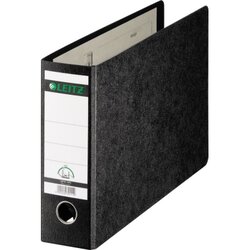 Leitz 10740000 Ordner DIN A4 quer 80mm Pappe schwarz