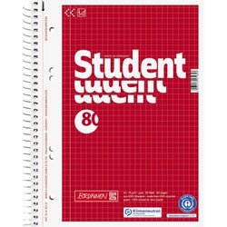 BRUNNEN 106787201 Collegeblock DIN A5 80Blatt kariert