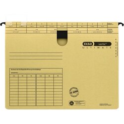 ELBA 100552065 Hängehefter vertic ULTIMATE DIN A4 Karton naturbraun