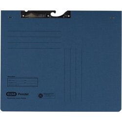 ELBA 100560099 Pendelhefter DIN A4 kfm. Heftung 320g Karton blau