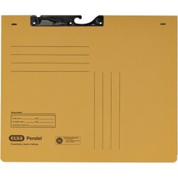 ELBA 100560101 Pendelhefter DIN A4 kfm. Heftung 320g Karton gelb