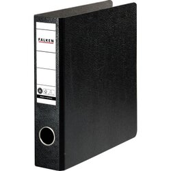 Falken 11285889 Ordner N50 DIN A5 hoch 50mm Hartpappe schwarz