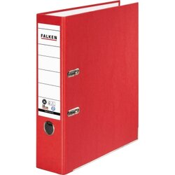 Falken 11285632 Ordner Recycolor DIN A4 80mm Papier rot