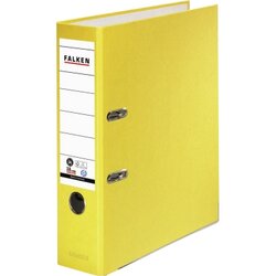 Falken 11285772 Ordner Recycolor DIN A4 80mm Papier gelb