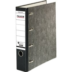 Falken 11285426 Doppelordner S70 2xDIN A5 quer 70mm Pappe schwarz
