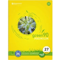 Staufen 040835027 Collegeblock Green DIN A4 90g lin. ws 80Bl
