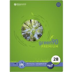 Staufen 040835028 Collegeblock Green DIN A4 90g kar. ws 80Bl