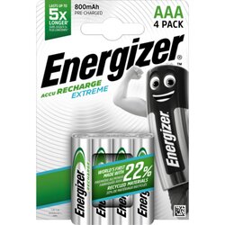Energizer® E300624400 Akku Recharge Extreme AAA/HR3 4 St./Pack.