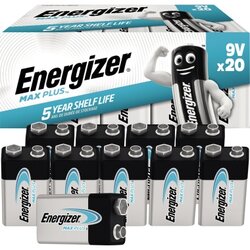 Energizer® E301323202 Batterie Max Plus 9V/E-Block/6LR61 20 St.