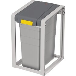 Hailo 9352020 Wertstoffbehälter ProfiLine Öko XL Basis 38l grau