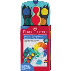 Faber-Castell 125003 Farbkasten Connector 12Farben+Deckweiß tk