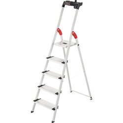 Hailo 8040507 Stehleiter L80 ComfortLine 5Stufen