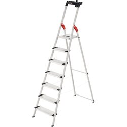 Hailo 8040707 Stehleiter L80 ComfortLine 7Stufen