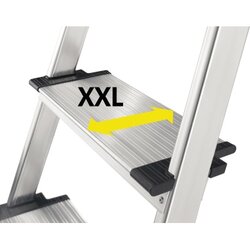Hailo Stehleiter L80 Comfortline max. Arbeitshöhe 3,5 m