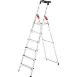 Hailo 8160607 Stehleiter L60 StandardLine 6Stufen