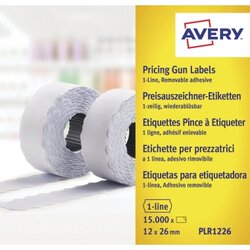 Avery Zweckform PLR1226 Endlosetikett 12x26mm 15.000 St./Pack.