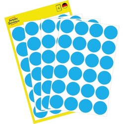 Avery Zweckform 3005 Markierungspunkt 18mm blau 96 St./Pack.