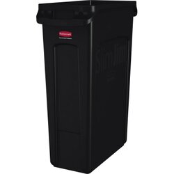 Rubbermaid FG354060BLA Abfallbehälter Slim Jim 87l schwarz