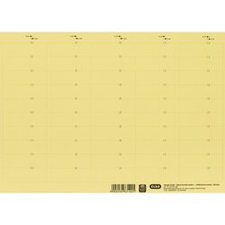 ELBA 100555643 Beschriftungsschild 160g Karton gelb 10x50St.