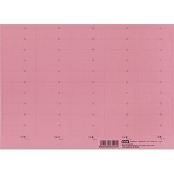 ELBA 100552048 Beschriftungsschild 160g Karton rot 10x50St.