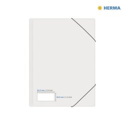 HERMA Typenschildetikett 63,5 x 29,6 mm (B x H) 25 Bl./Pack.