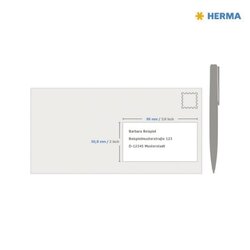HERMA Typenschildetikett 96 x 50,8 mm (B x H) 25 Bl./Pack.