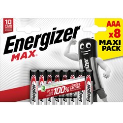 Energizer® E303324100 Batterie Max Alkaline AAA LR03 8St.